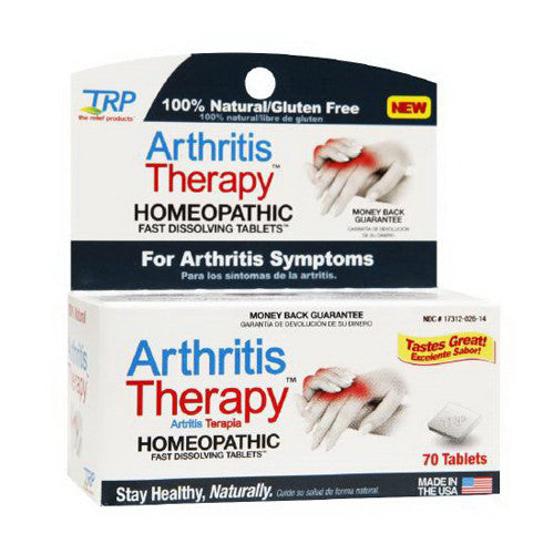 Arthritis Therapy Homeopathic Fast Dissolving Tablets By Trp - 70 Ea